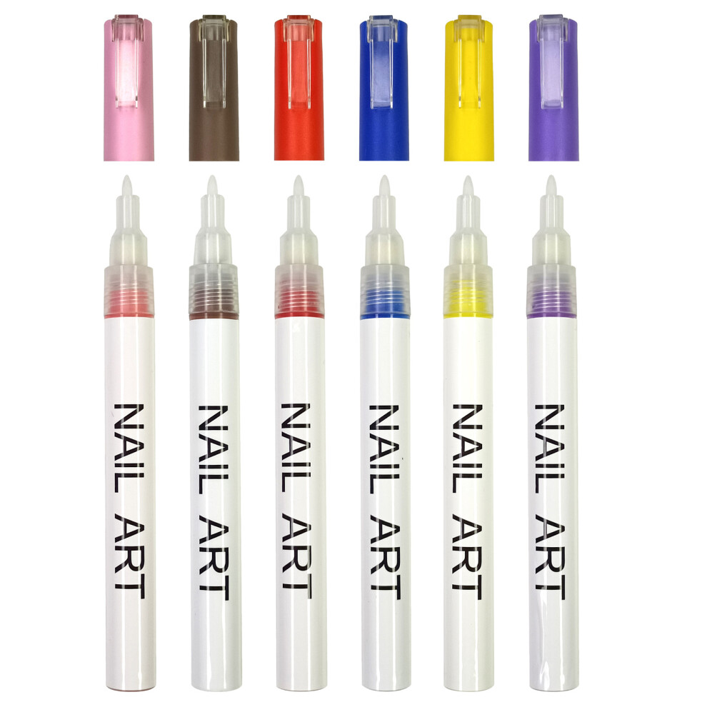 Nail Dotting Pen Colorful Drawing Painting Liner Pen Nail Art Pen Set