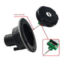 Vehicle Water Filler set Modified Water Inlet Reliable Inlet with Locking White 38mm
