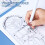 5 Pcs Mathematics Drawing Ruler Geometric Ruler Draft Ruler Building Template soft ruler 7