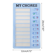 My Chores Checklist Board Detachable Checklist Board for Student Adult Olds Home PK1