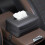 Auto Interior Tissue Box  Leather Tissue Box Center Consoles Tissue Box Black 5