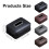 Auto Interior Tissue Box  Leather Tissue Box Center Consoles Tissue Box Black 7