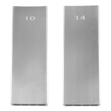 Two-Way Radius Sanding Block Aluminum Alloy Fret Leveling Fingerboard Luthier Tool Guitar Bass Sanding (10-14)
