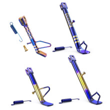 Sidestand Holder for ATV Motorbike Kickstand Parking Leg Foot Side Support Stand grid 25CM