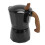 Mokkakanne 80ml Doppelventil Schwarz 1