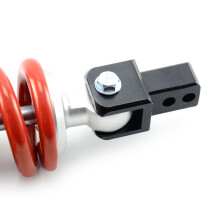 Upgraded Rear Shock Absorbers Risers Aluminum Alloy Rear Suspension Enhancer Black