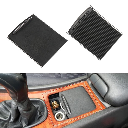 Cup Holder Roller Blind Cover Center Console Sliding Shutters for C-Class W203 1