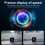 Head-Up Display GPS Car Electronics Smart-Gauge Driving Speedometer Alarm System White 8