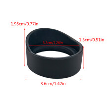Microscopes Eyepiece Prevent Light Leaking Antifatigue Rubber Eye No. 1 Folding Small