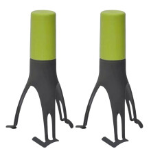 Triangular Egg Beater Semi-Automatic Cream Mixer Baking Mixing Tool Cooking Utensils Green&Gray