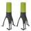 Triangular Egg Beater  Semi-Automatic Cream Mixer Baking Mixing Tool Cooking Utensils Green&Gray 1