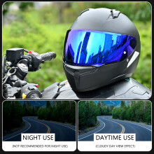 Easy Install Motorcycle Helmets Lens Broad Angle ridings Visors Lens for HJC C10 Silver