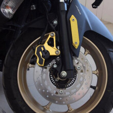 Front Brake Caliper Guard Protector Cover for NMAX155 Brake Caliper Guard Titanium color