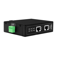 2.5G Industrial POE Injector DIN Rail 6KV ESD 48-57V for IP Camera Wireless AP Wi-Fi Bridge Plug& 150W