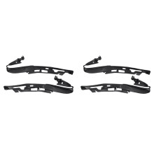 2 Pair Front Bumper Headlight Sealing Strip Headlight Gasket Upper Bracket Cover Fit for F10 F11 2010-2017