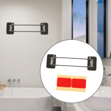 RVs Shower Corner Storage Bar Campers Travel Trailer Adjustable Stick-on Shelf 2 sets