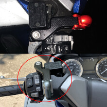 Motorcycle Hook Rearview Mirror Claws Hanger Aluminum Holder for Forza 300/350 Blue