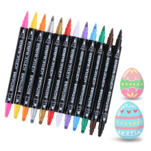 12 Colors Acrylic Marker Pens for Drawing, Card Making DIY Craft Making Supplies
