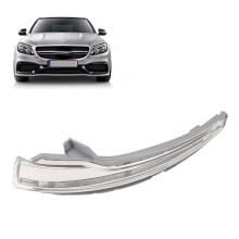 Rear View Mirror Side Turn Signal Indicator Marker Light Lamp for W205 W213 W222 gray left