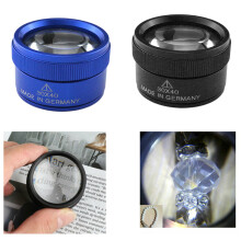 Portable Handheld Jewelry Diamond Identification Magnifier Magnifiers Watchmaker Black