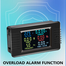 AC110/220V Digital LCD Ammeter Voltmeter Electric Amp Meter Power Monitors  10A