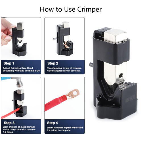 Crimping Tool for Battery Terminals Wire Battery Terminals Crimping Plier