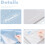 Refillable Binder Planner Leather Journal Notebook for Notes Plans Mind Map Blue 9