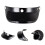 Universal 3 Snap Button Visor Flip Up Wind Shield Anti-UV for Motorcycles Helmet Black 4