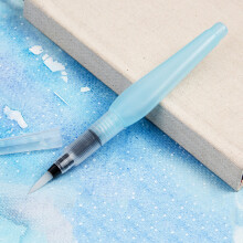 Water Color Brush Pen Watercolor Brushes for DIY Painting blue rod white pen small