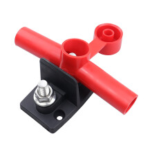 Reliable Power Connection Double Powerpost Cable Connectors with Flame Retardant Black