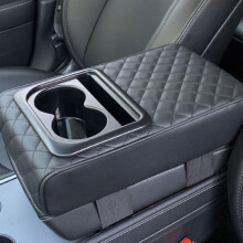 Durable Stain resistant Car Armrest Box Cup Holder Heightening Pad for No embroidery
