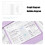 Refillable Binder Planner Leather Journal Notebook for Notes Plans Mind Map Blue 7
