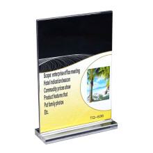 5 Pcs/Set Acrylic Sign Holder T-Shape Display Stands Table 29.7x 21cm Horizontal version