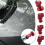 Car Aluminum Dent Repair Puller Head Adapter Pulling Tabs Glues Tabs Dent Removal 8