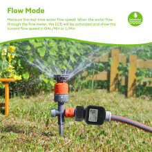 Digital Water Flow Meter Water Meter For Outdoor Garden Hose,Watering Irrigation