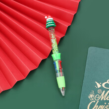 Retractable Multicolor Pen 4 Color-in-1 Writing Pen for Journaling Noting E type