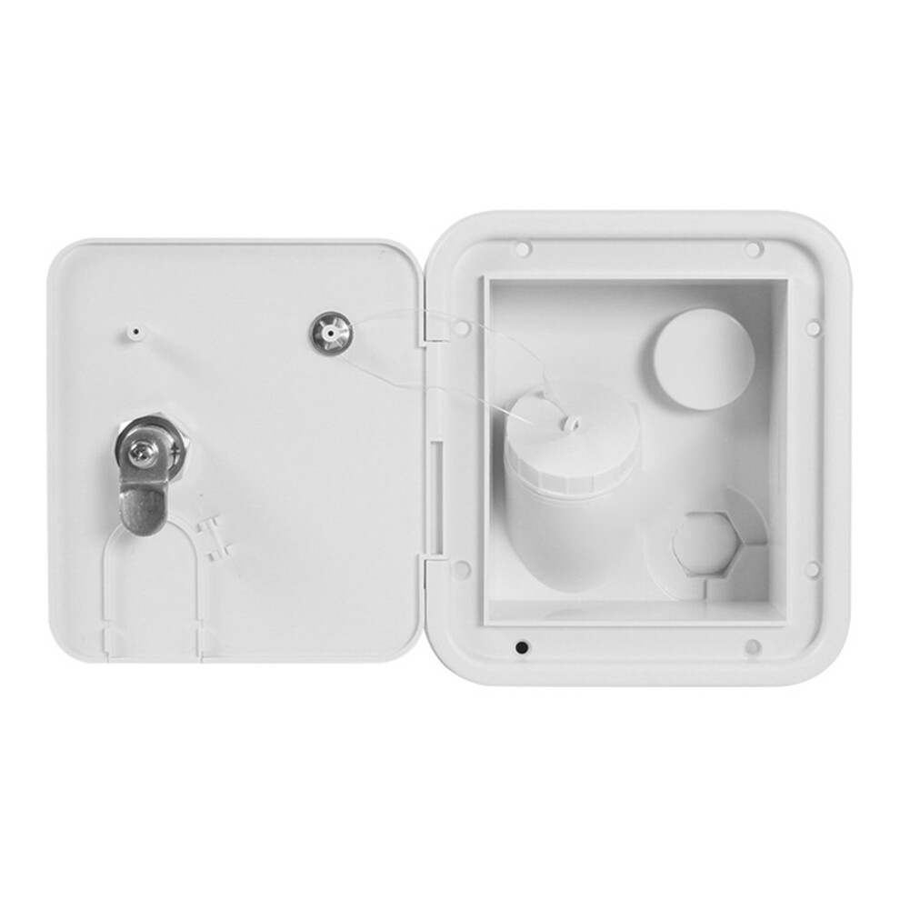 Gravity Fresh Water Fill Hatches Inlets Campers Trailer With 2 Key Motorhomes Black 7754005091558