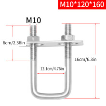 Heavy Duty Bolts Stainless Steel Bolts Easy to Use Bolts Reliable for Boats 16