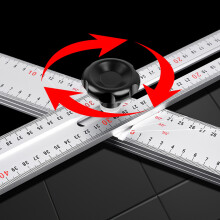 Ruler Drilling Positioning Ruler Woodworking Marking Tool