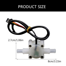 Flow Meter Fluidmeter Counter for Water Purifiers Hall Effect Flow Small hole 0.1 to 1.