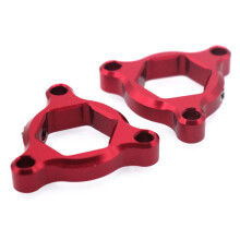 Aluminum Suspension Fork Preload Adjusters 14-22mm for Motorcycle Accessories Red 22MM