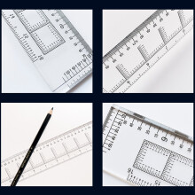 Professional Geographical Coordinates Ruler - 1:50000 Scale Accurate Longitude and latitu