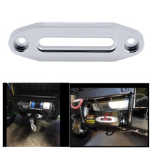 Front Rear Hawse Fairlead Winch for 3000LBS ATV UTV Rope Red/Black/Silver/Blue Black