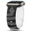 Pulseira de silicone com padrão de cobra gravado, compatível com relógios inteligentes de 46 mm, 49 mm, 45 mm, 44 mm e 4 2