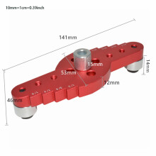 Carpentry Center Punch Locator 2 in1 Dowel Hole 6/8/10mm Guide for Woodworking 42PCS