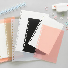 Clear Sheet Protector Index Divider Separator for Ring Binder Transparent color B5