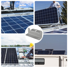 4/8Set Solar Panel Z Bracket Solar Panel Mounting Mounts Caravans Boat Roof Wall 4 pack