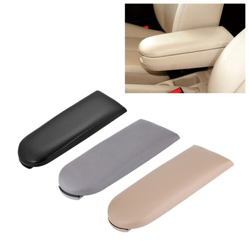 Upgraded Center Console Lid Storage Solution Central Armrest Box Cover for B5 Black 2