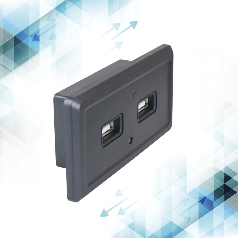 12-24V 3.1A Twin Usb Car Boats Rvs Fast Chargers Socket Led Power Outlet Green/Light 7754005140157