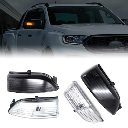 Left/Right Sequential Indicator Light Turn Lamp LED Flowing Marker Light White Right 2